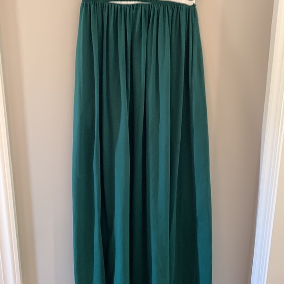 Journey Five Green Stripe Maxi Dress S - Picture 3 of 6